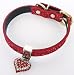 Twinkle Collar Red - Heart : Size MEDIUM