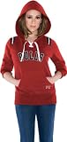 Chicago Bulls Women's Touch Laced Up Fleece Hooded Sweatshirt - by Alyssa Milano