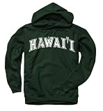Hawaii Warriors Dark Green Arch Hooded Sweatshirt
