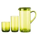 Tinted Curved Base Collection - Chartreuse