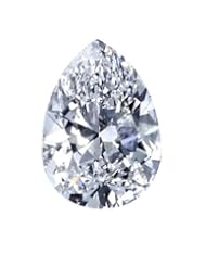 EGL USA Certified 2.19 Carat Pear Shape Diamond H Color Si2 Clarity