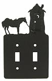 OUTHOUSE Double Light Switch Plate Cover