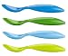 Zak Designs Asst. Blues/Greens 4-Piece Spoon Set