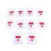Fake Nail, 500Pcs Stilettos Sharp False Nail Art Tips Salon Manicure Decoration (Transparent)