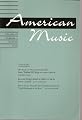 American Music Vol. 18, N0. 4, Winter 2000 (Includes the article 