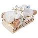 Baby : 3 Spill Cloths with Sleep Sheep Plush - Natural