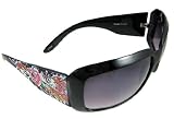 Tattoo Butterfly Skulls Sunglasses Black Frames Smoke
