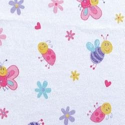 Luvable Friends Garden Fitted Crib Sheet