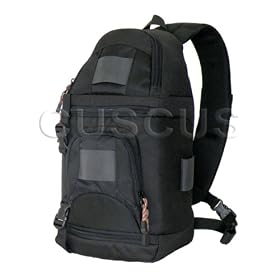 New 200AW Photo Video D SLR Digital Camera Sling Shoulder Backpack Bag Quick-Access Padded-Black