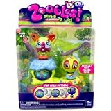 Zoobles Dog and Turtle + Happitats (Colors Vary)