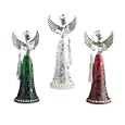 Lenox Joyous Tidings Angels Crystal Ornaments, Set of 3