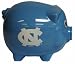 NCAA North Carolina Tar Heels Plastic Piggy Bank