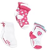 Robeez Baby-Girls Newborn 3 Pocket 3-D Flower Sock