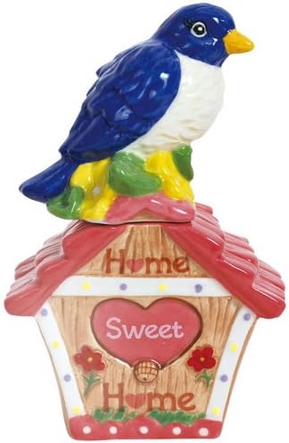 Westland Giftware Magnetic Ceramic Salt and Pepper Shaker Set, Mwah Home Sweet Home, 4.5-Inch, Set of 2