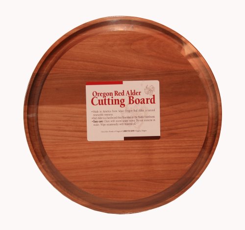 Out of the Woods of Oregon 11-Inch Round Cutting Board