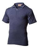Minus33 100% Merino Wool Base Layer 715 LightWeight Short Sleeve 1/4 Length Zip Top