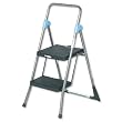 Commercial 2-Step Folding Step Stool, 300lb Duty, 20-1/2wx24-3/4dx39-1/2h, Gray
