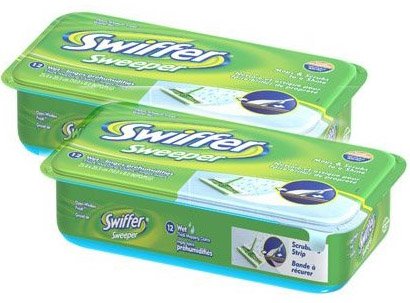 Swiffer Sweeper Refill - 24 Wet Moppening Clots (2 PACK)