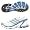 White/Iron/Blue
