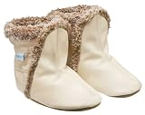Robeez * Cream * Booties Soft Sole Baby Shoes 12-18 months