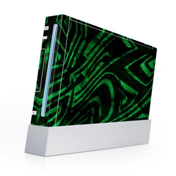 Nintendo Wii Skin and Matching controller skin Tribal