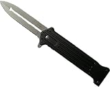 4 1/2 Inch Closed Joker Spring Assist Knife Plain Blade