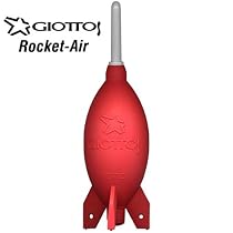 Giottos Rocket Air Blaster, Manual Air Blower with Extra-Large Rubber Bulb - 7.5" Long