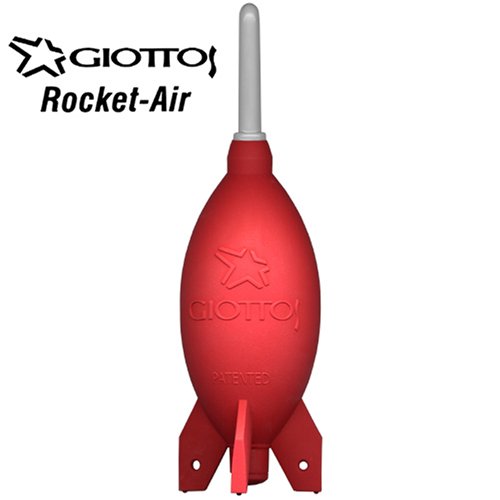 Giottos Rocket Air Blaster, Manual Air Blower with Extra-Large Rubber Bulb - 7.5 Long