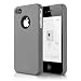 elago S4 Slim Fit Case for iPhone 4/4S + Logo Protection Film included (Soft Feeling) - SF Gray