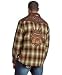 Ed Hardy Flannel Plaid with Dog Shirt