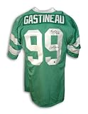 Mark Gastineau Autographed/Hand Signed New York Jets Green Throwback Jersey Inscribed ''Sack Exchang