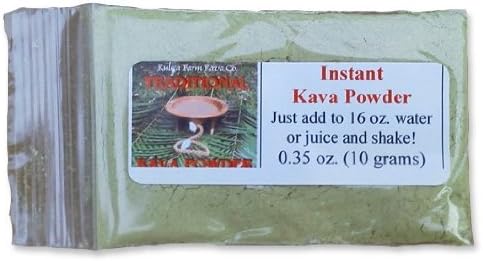 Instant Kava 10 Pack 100% Pure Root Kava Powder