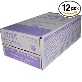 Paw Naturaw distinct by instinct Chicken Formula for Dogs, 12-ounce Tubes, (Pack of 12)