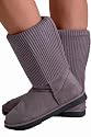 EyeCatchShoes - Womens Winter Warm Faux Fur Cardy Ribbed Ankle Boots