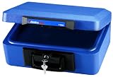 SentrySafe 1100 0.18-Cubic Feet 1/2-Hour Fire-Safe Chest, Arctic Blue