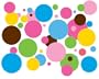 WallCandy Arts Dottilicious Wall Decal Kit
