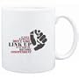 Mug White " If your parents don't like Link Up, it's time to become independent " Drinks