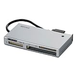 BUFFALO カードリーダー/ライター 44+4メディア対応 M2対応 シルバー BSCRA44U2SVの画像