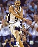 Tony Parker San Antonio Spurs Autographed / Signed Celebration 16x20 Photo