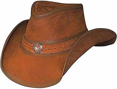Bullhide Men's Copper Creek Leather Hat
