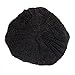 Women Knit Hat for Women Beret hat Warm Ladies Winter Beanie Hat Lightweight Knitted Hat Black