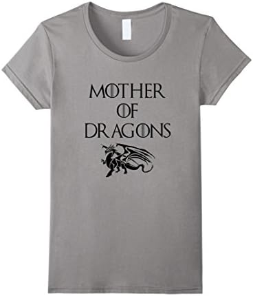 Women's Mother of Dragons T Shirt XL Slate