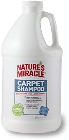 Deep Cleaning Carpet Shampoo, 64 oz (1/2 Gallon), Nature's Miracle, New, Free Shipping
