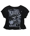 Abbey Dawn Blast From the Past Burntout Cropped Top
