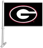 Georgia Bulldogs UGA NCAA Car Flag With Wall Brackett