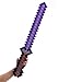 8 Bit Pixelated Foam Purple Weapon Toy 30