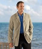 TravelSmith Mens Hybrid Travel Jacket Sand XXL