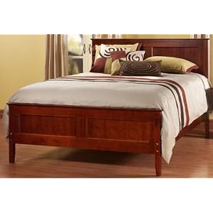 Hawthorne Queen Bed, 48Hx65W, DARK CHERRY by Home Decorators Collection
