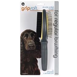 JW Pet Company GripSoft Double Sided Brush Dog Brush