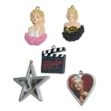 Marilyn Monroe Christmas Miniature Ornament 5-Pack